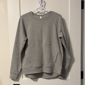 Lululemon Gray Textured Sweatshirt